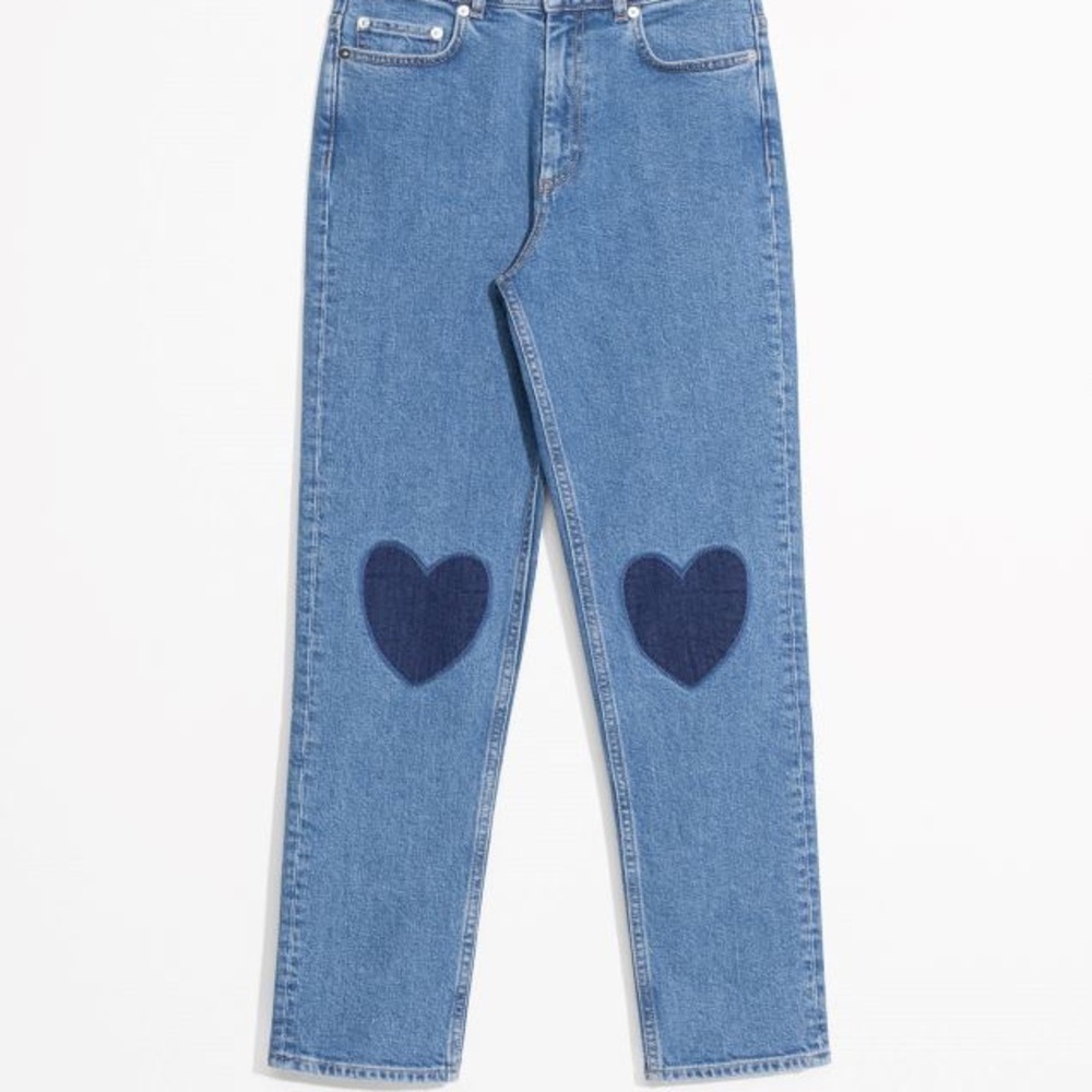&Other Stories High Waisted Ankle Jeans